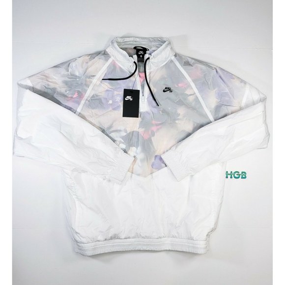 Nike Other - Nike SB Paradise Windbreaker Men's Skateboarding Jacket White Floral DD0368-100